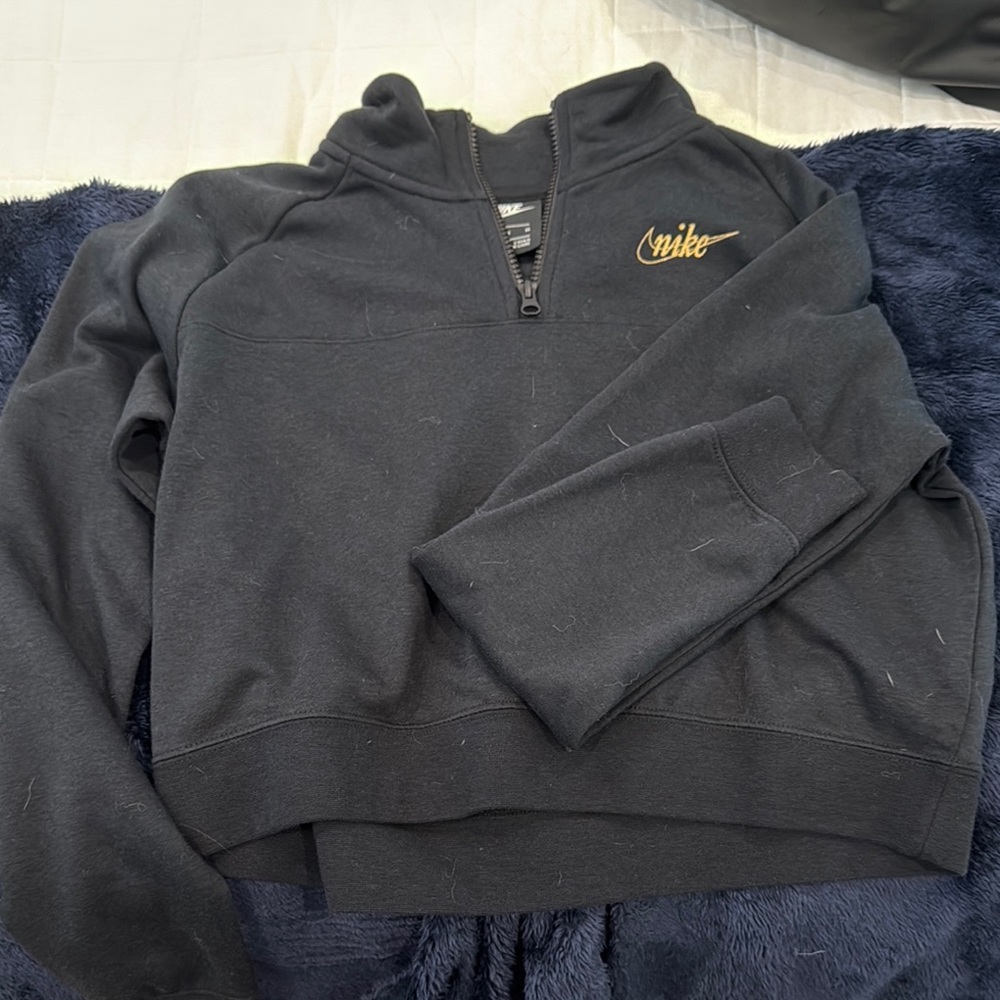 Nike Black Half-Zip Sweater